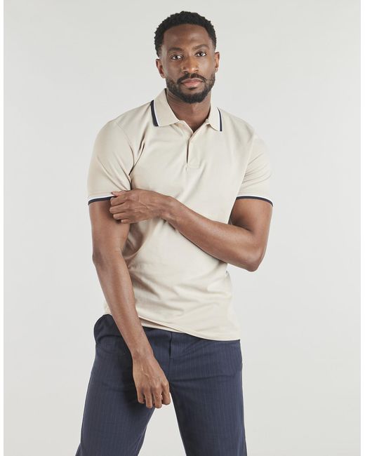 SELECTED Natural Polo Shirt Slhslim-atlas Sport Ss Polo for men