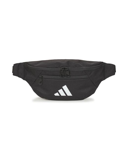 Adidas Black Hip Bag Essentials Waist Bag for men