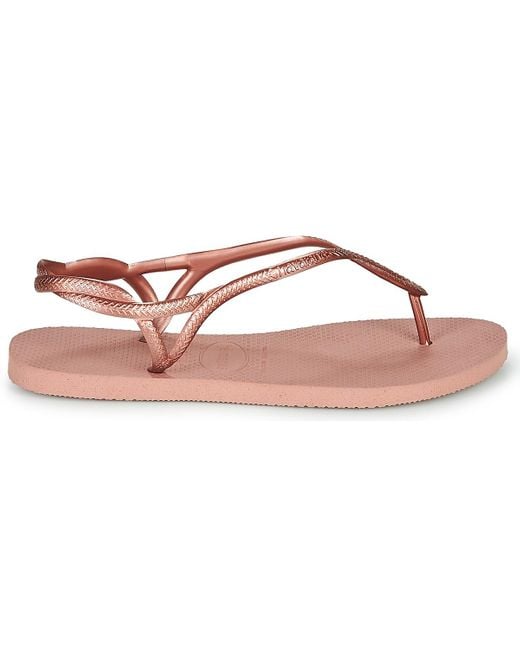 Havaianas Pink Luna Flip Flops / Sandals (shoes)