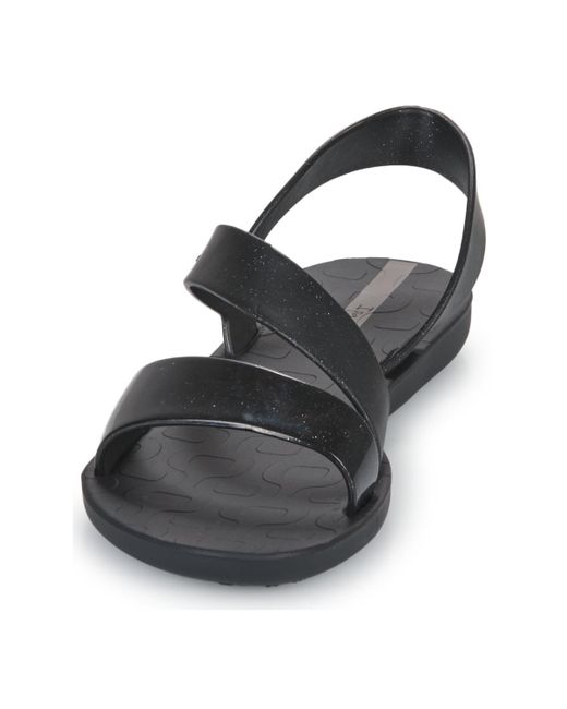 Ipanema Black Sandals Vibe Sandal Fem