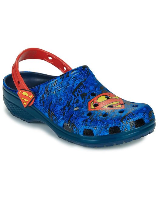 CROCSTM Blue Clogs (shoes) Superman Classic Clog for men