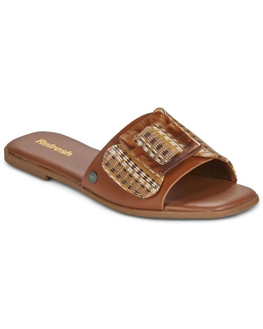 Refresh Brown Mules / Casual Shoes 175029