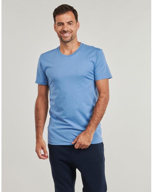 Polo Ralph Lauren Blue T Shirt S/s Crew-3 Pack-crew Undershirt for men