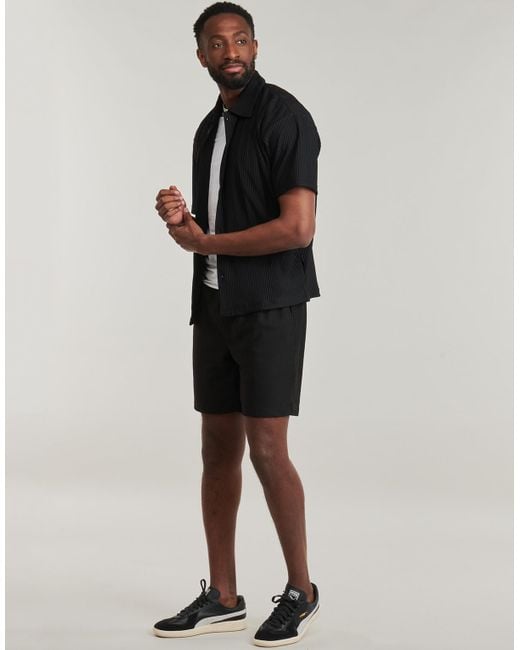 Jack & Jones Black Short Sleeved Shirt Jcointerlude for men