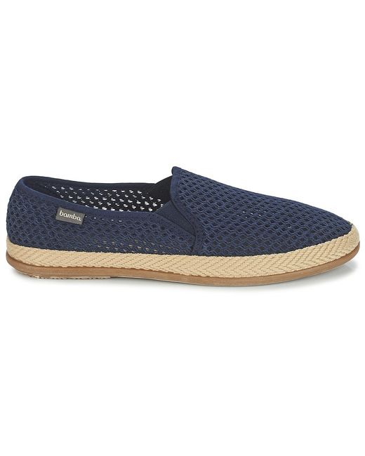 BAMBA by VICTORIA Blue Espadrilles / Casual Shoes Copete Elastico Rejilla Trenza for men