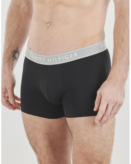 Tommy Hilfiger Black Boxer Shorts Trunk X5 for men