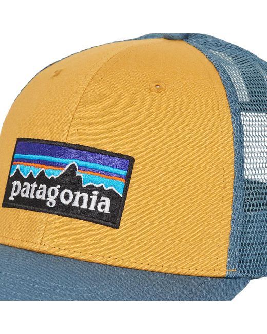 Patagonia Blue Cap P-6 Logo Trucker Hat for men
