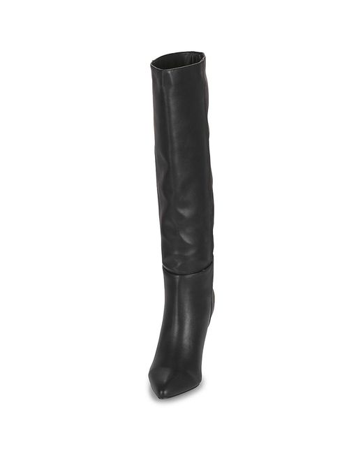 Moony Mood Black Heeled Boots New08