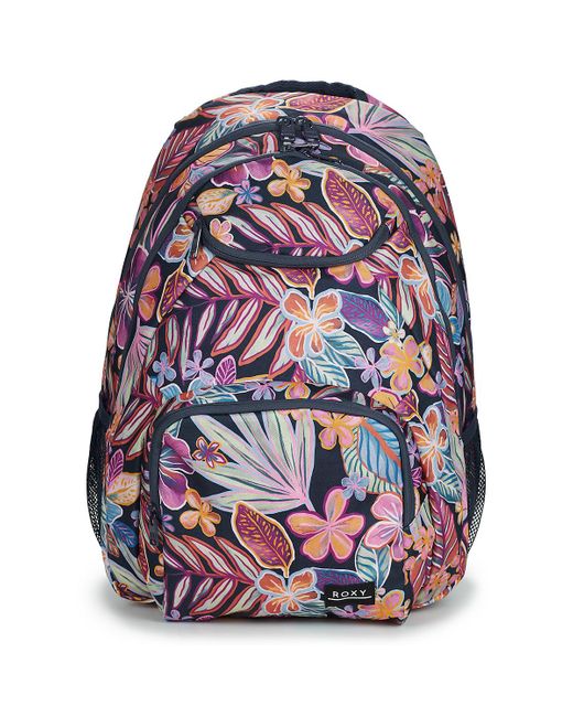 Roxy Pink Backpack Shadow Swell Printed