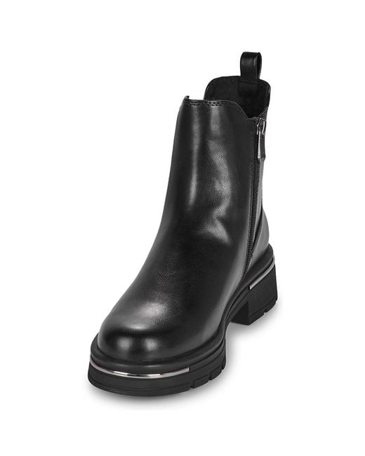 Marco Tozzi Black Mid Boots Symbale
