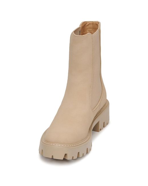 ONLY Natural Mid Boots Onlbetty-1 Nubuck Pu Boot
