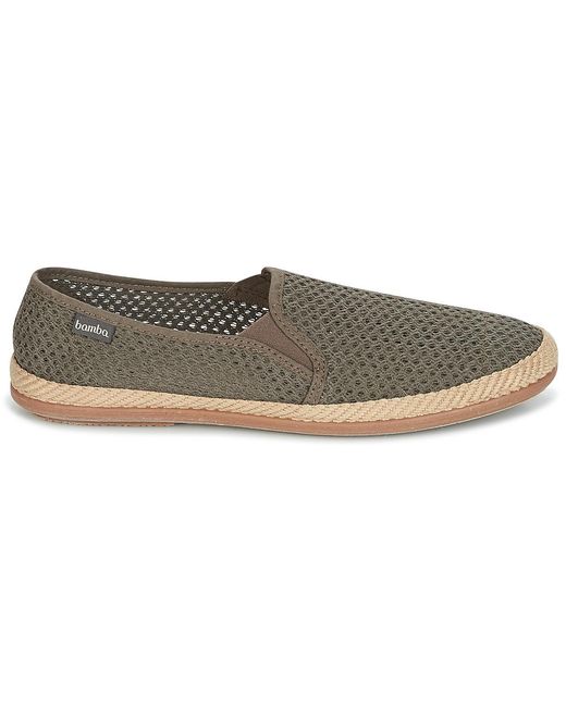 BAMBA by VICTORIA Gray Espadrilles / Casual Shoes Copete Elastico Rejilla Trenza for men