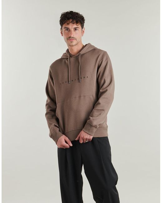 Jack & Jones Green Hoodies Jjestar Jj Sweat Hood for men