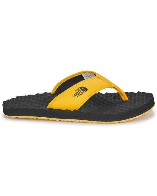 The North Face Yellow Flip Flops / Sandals (shoes) Base Camp Flip-flop Ii for men