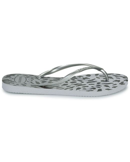Havaianas Gray Flip Flops / Sandals (shoes) Slim Animals