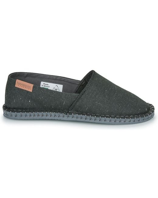 Havaianas Black Espadrilles / Casual Shoes Origine Iv