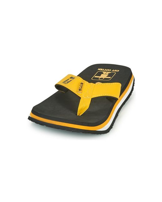 Cool shoe Yellow Flip Flops / Sandals (shoes) Original for men