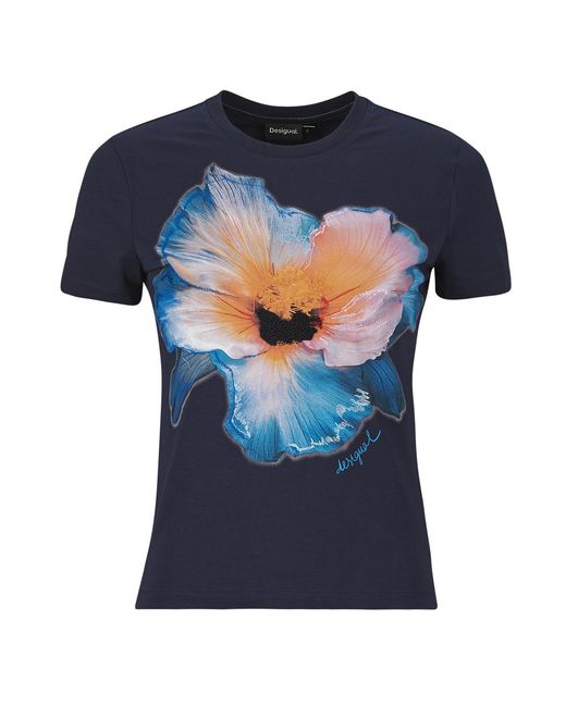 Desigual Blue T Shirt Estocolmo