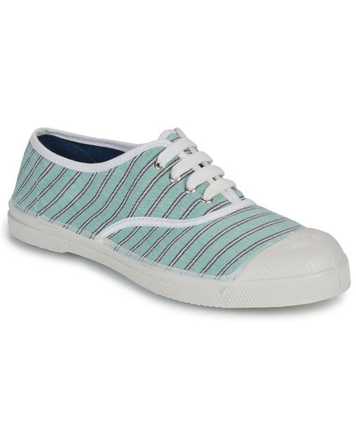 Bensimon White Shoes (trainers) Rayures