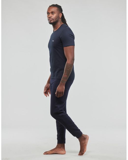 Boss Blue T Shirt Tshirt Rn 3p Classic for men