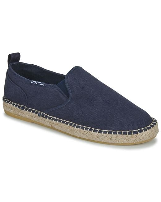 Superdry Blue Espadrilles / Casual Shoes Canvas Espadrille Shoe for men