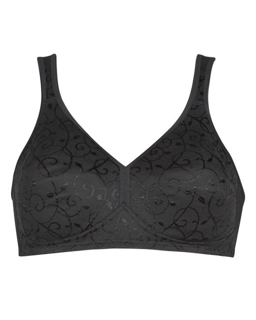 Triumph Black Elegant Cotton Triangle Bras And Bralettes