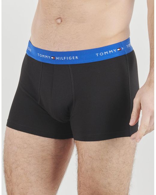 Tommy Hilfiger Black Boxer Shorts Trunk X3 for men