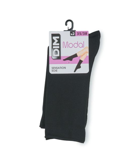 Dim Black Socks Mc Modal Pack X2