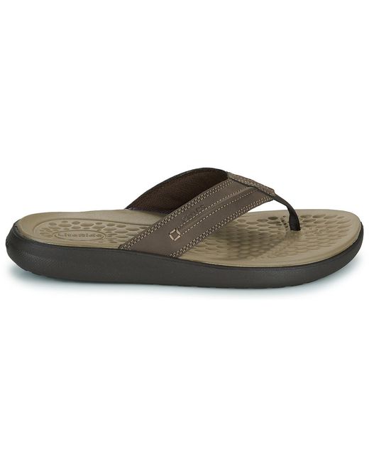 CROCSTM Brown Flip Flops / Sandals (shoes) Yukon Vista Ii Lr Flip for men