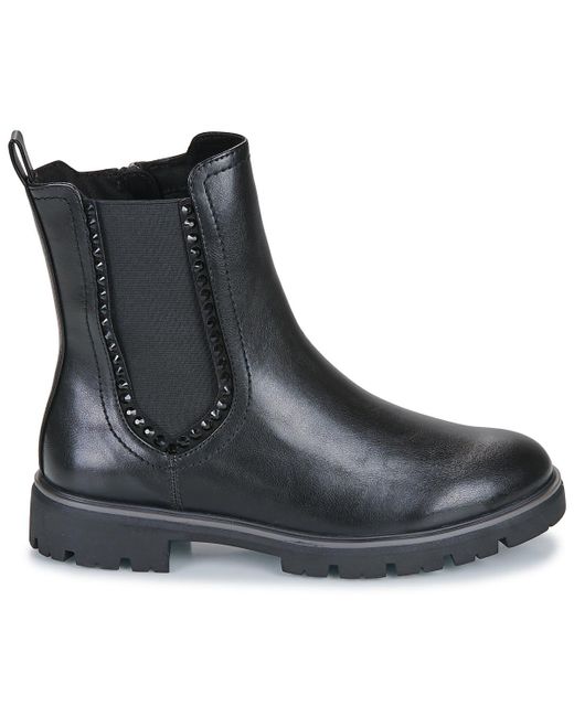 Marco Tozzi Black Mid Boots Evoc