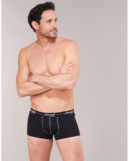 Sloggi Gray Men Start X 3 Boxer Shorts for men