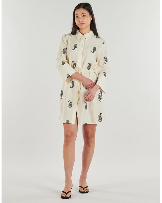 Jdy Natural Dress Thea 7/8 Embroidery