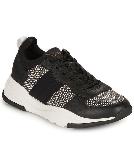 ted baker nemar floral trainers black