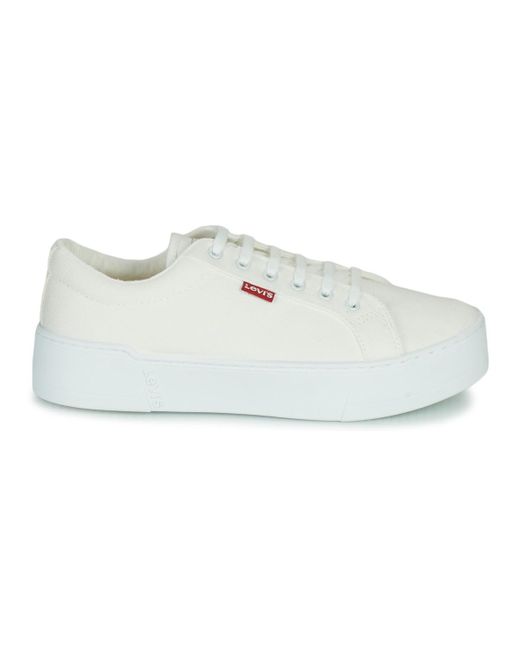 Levi's White Tijuana Shoes (trainers)
