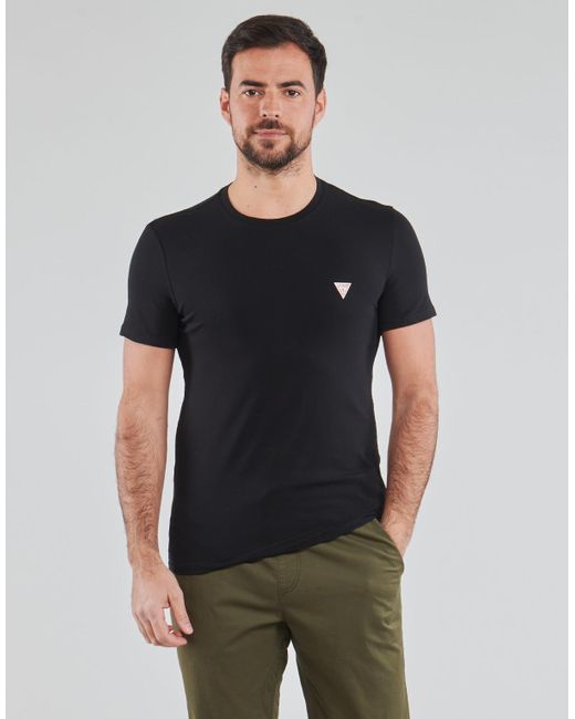Guess Black Cn Ss Core Tee T Shirt for men