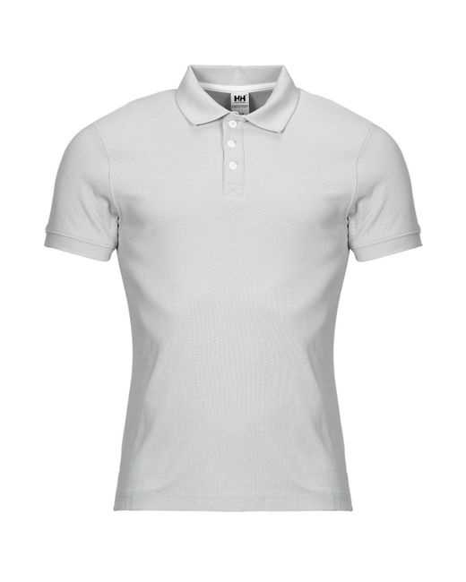 Helly Hansen Gray Polo Shirt Crewline Polo for men