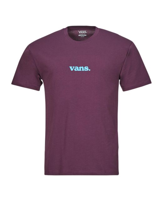 Vans Purple T Shirt Lower Corecase Ss Tee for men