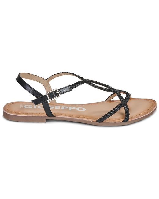 Gioseppo Metallic Flat Sandals Nioaque