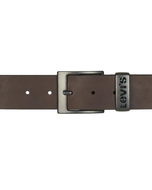 Levi's Brown Levis Ashland Metal Belt for men