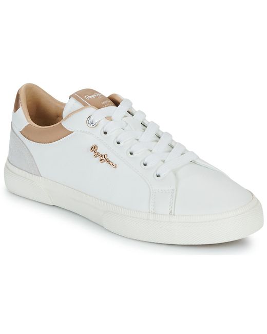 Pepe Jeans White Shoes (trainers) Kenton Court W