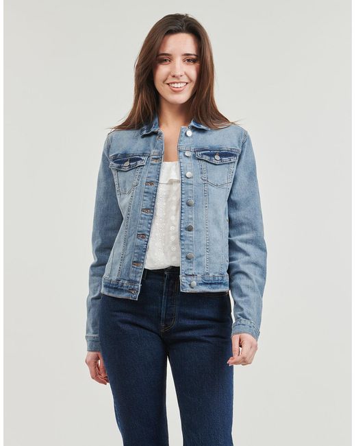 Vila Blue Denim Jacket Vishow