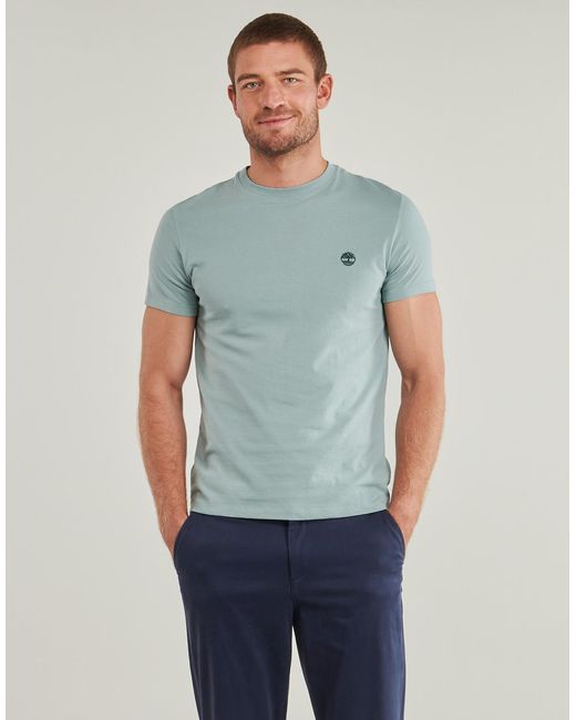 Timberland Blue T Shirt Short Sleeve Tee for men
