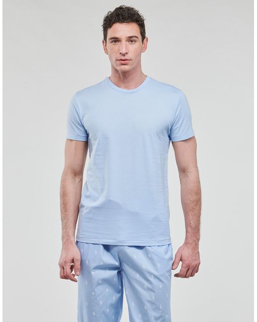 Polo Ralph Lauren Blue T Shirt 3 Pack Crew Undershirt for men
