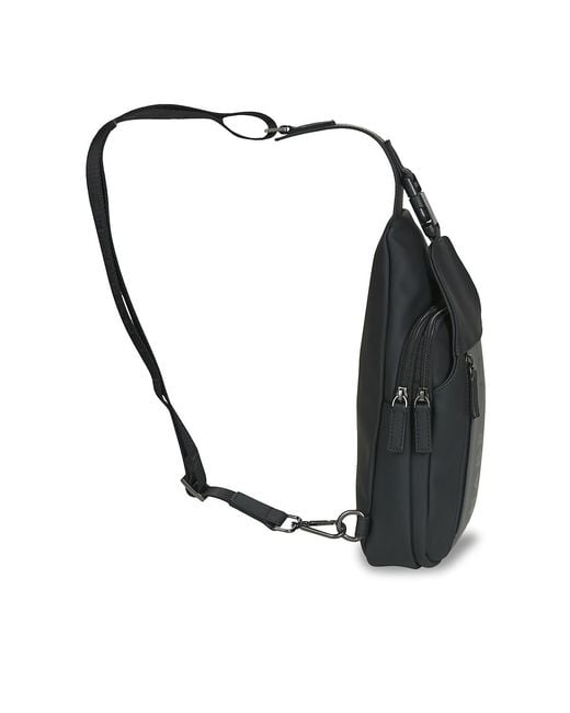 Chabrand Black Hip Bag Touch Bis 17217 for men