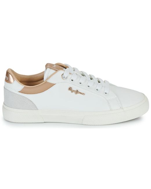 Pepe Jeans White Shoes (trainers) Kenton Court W