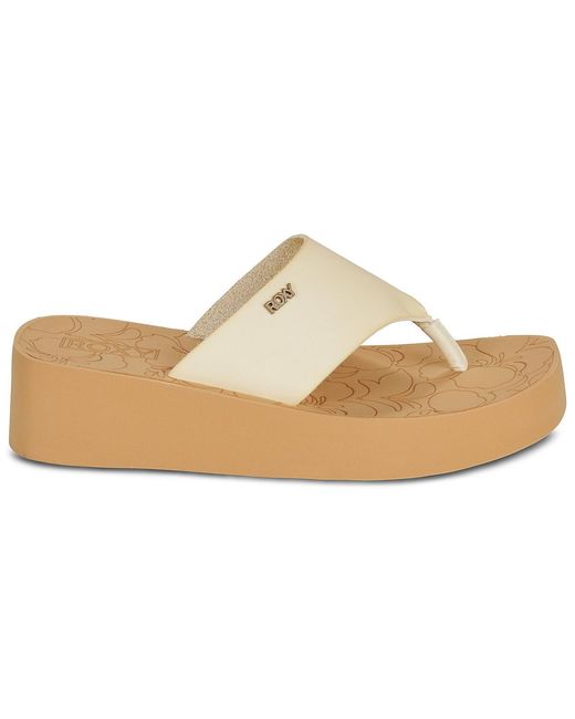 Roxy Natural Wedge Sandals Sunset Dreams
