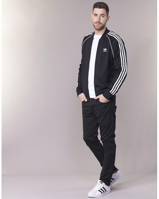 adidas Sst Tt Tracksuit Jacket in Black for Men - Save 35% - Lyst