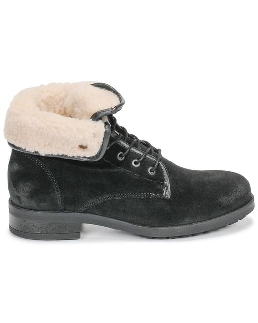 Casual Attitude Black Leila Mid Boots