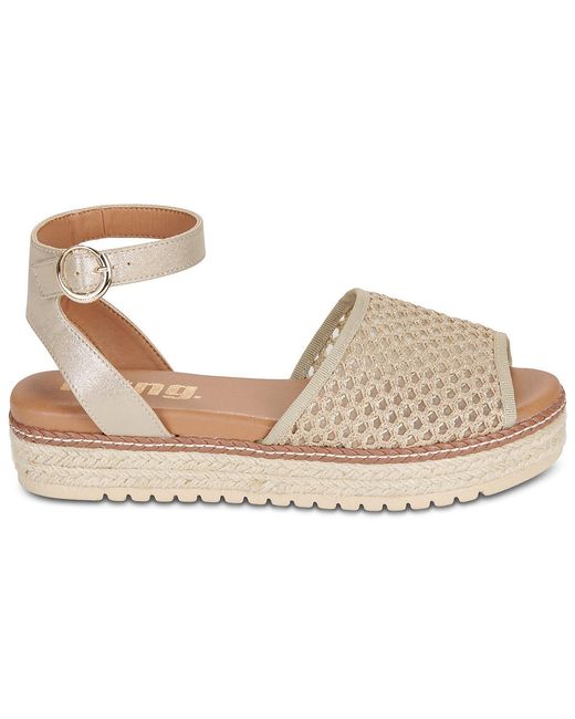 MTNG Metallic Flat Sandals Amelie