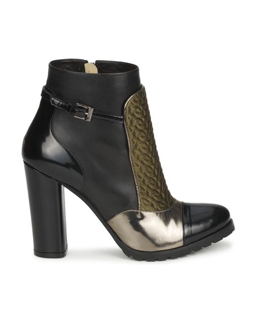Etro Fedra Low Ankle Boots in Black - Lyst